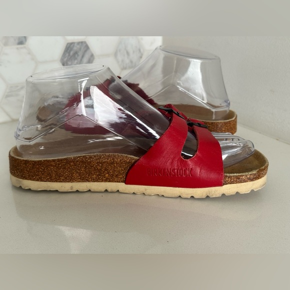 Birkenstock Women's Ibiza Birko-Flor Sandals Red EU 36 US 5-5.5 Regular - Picture 4 of 9
